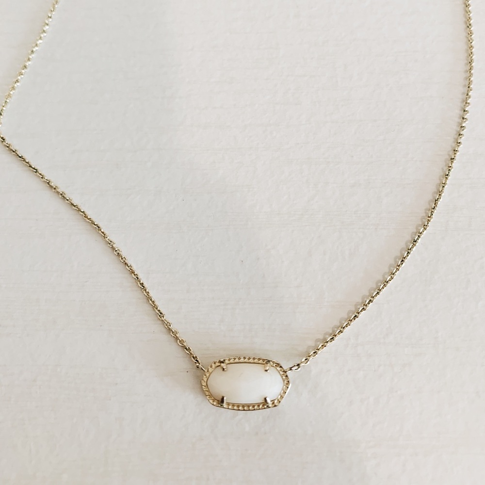 Kendra Scott Elisa Necklace Ivory & Gold